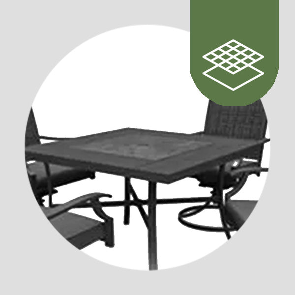 Four Seasons Courtyard Belmont 5 Piece All Weather Patio Furniture Dining Set