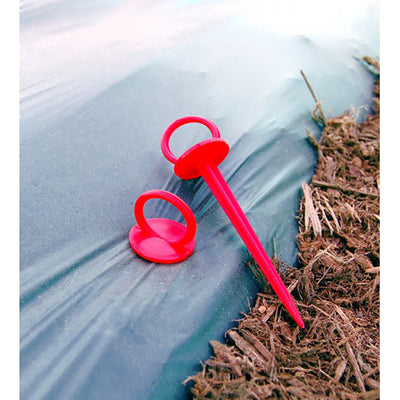 DeWitt Company UV-Treated Plastic Re-Pin Anchors, Red, 300 Count (Open Box)
