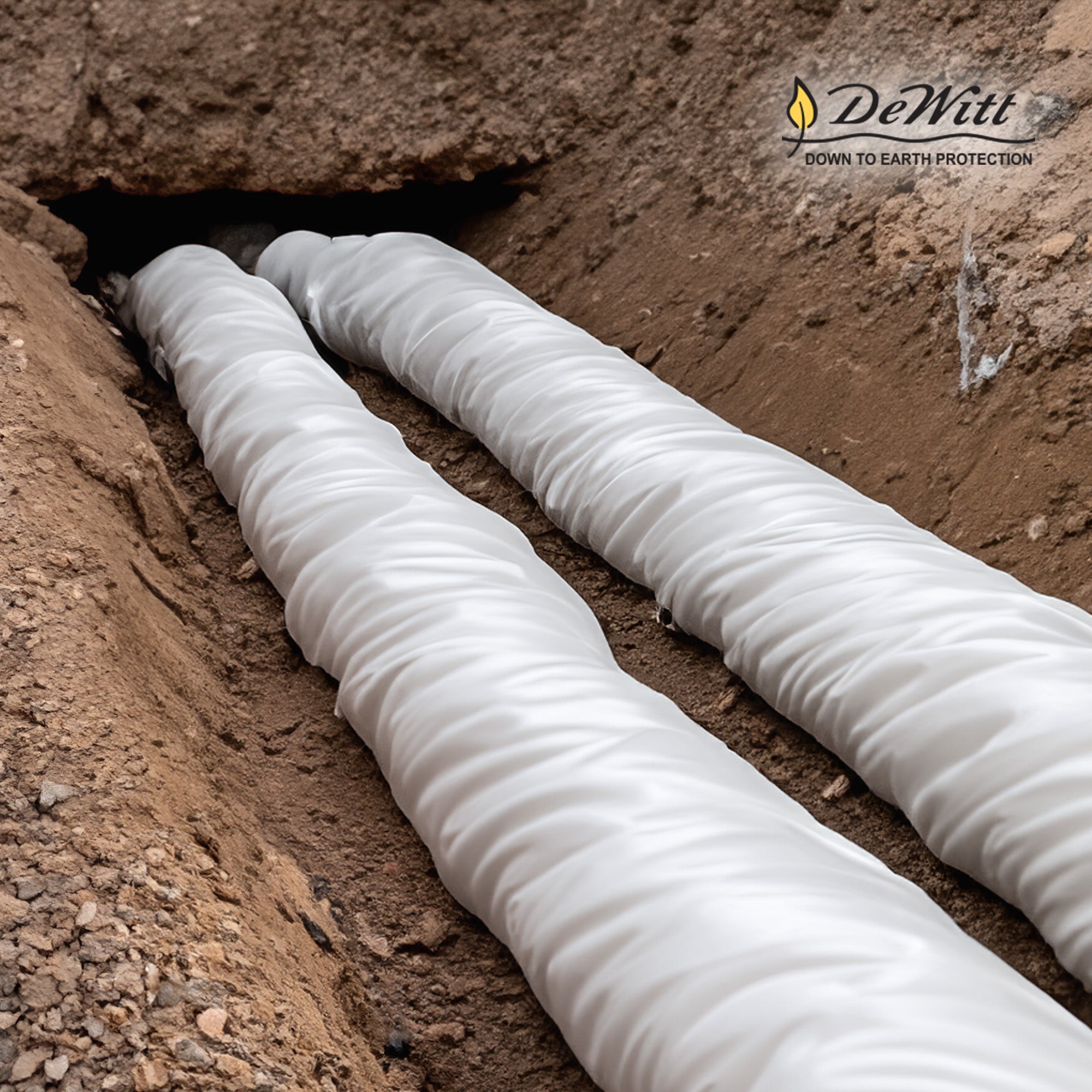 DeWitt .55 Oz Septic Fabric with Non Woven Polypropylene Material 4'x300' (Used) - VMInnovations