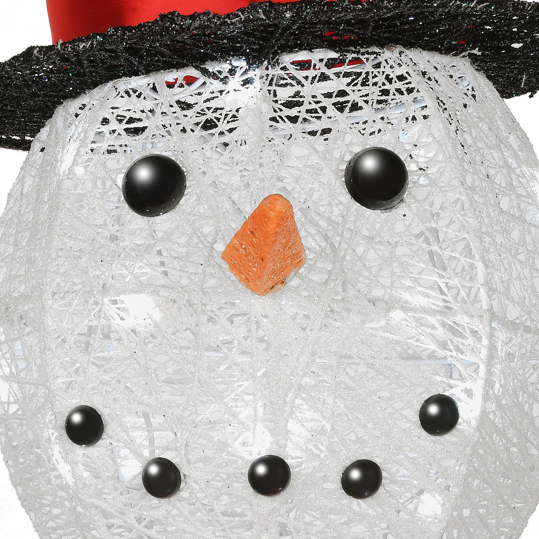 National Tree Company 36 Inch Prelit Snowman Decoration w/ Lights (Open Box)