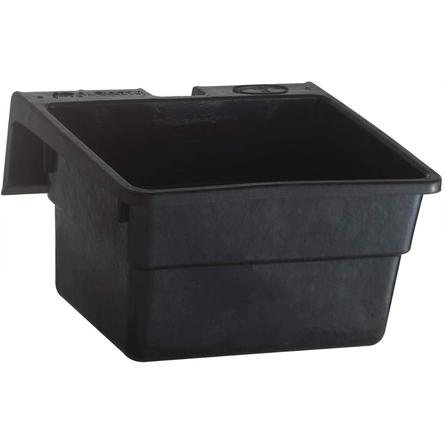 Little Giant 18 Quart Heavy Duty Rubber Hook Over Fence Livestock Feeder Bucket - VMInnovations