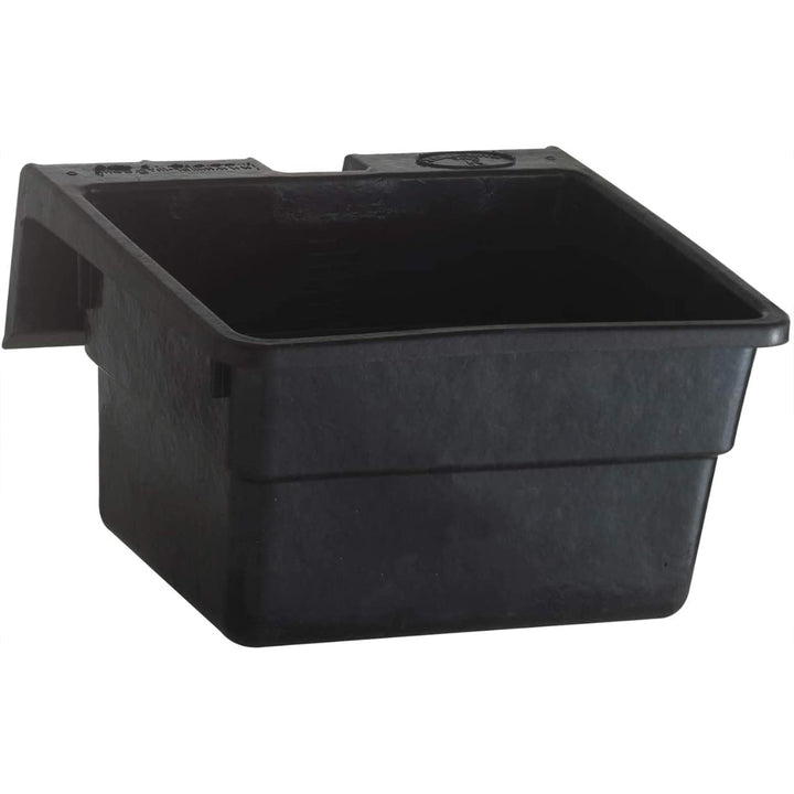 Little Giant 18 Quart Heavy Duty Rubber Hook Over Fence Livestock Feeder Bucket