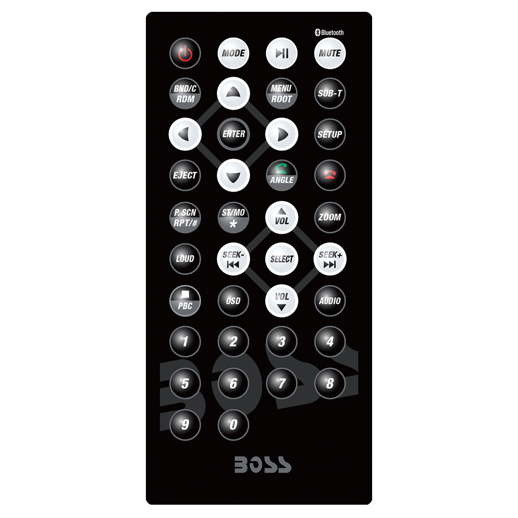 Boss Audio 320W Double DIN In-Dash Car Receiver and KIT10 Car Audio Wiring Kit