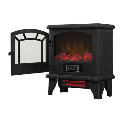 Duraflame Infrared Quartz Electric Stove Heater Fireplace with Remote (Open Box)