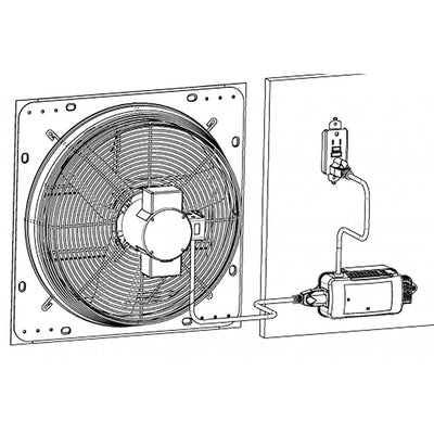 iLIVING Shutter Exhaust Fan Programmable Smart Remote Controller Kit (Used)