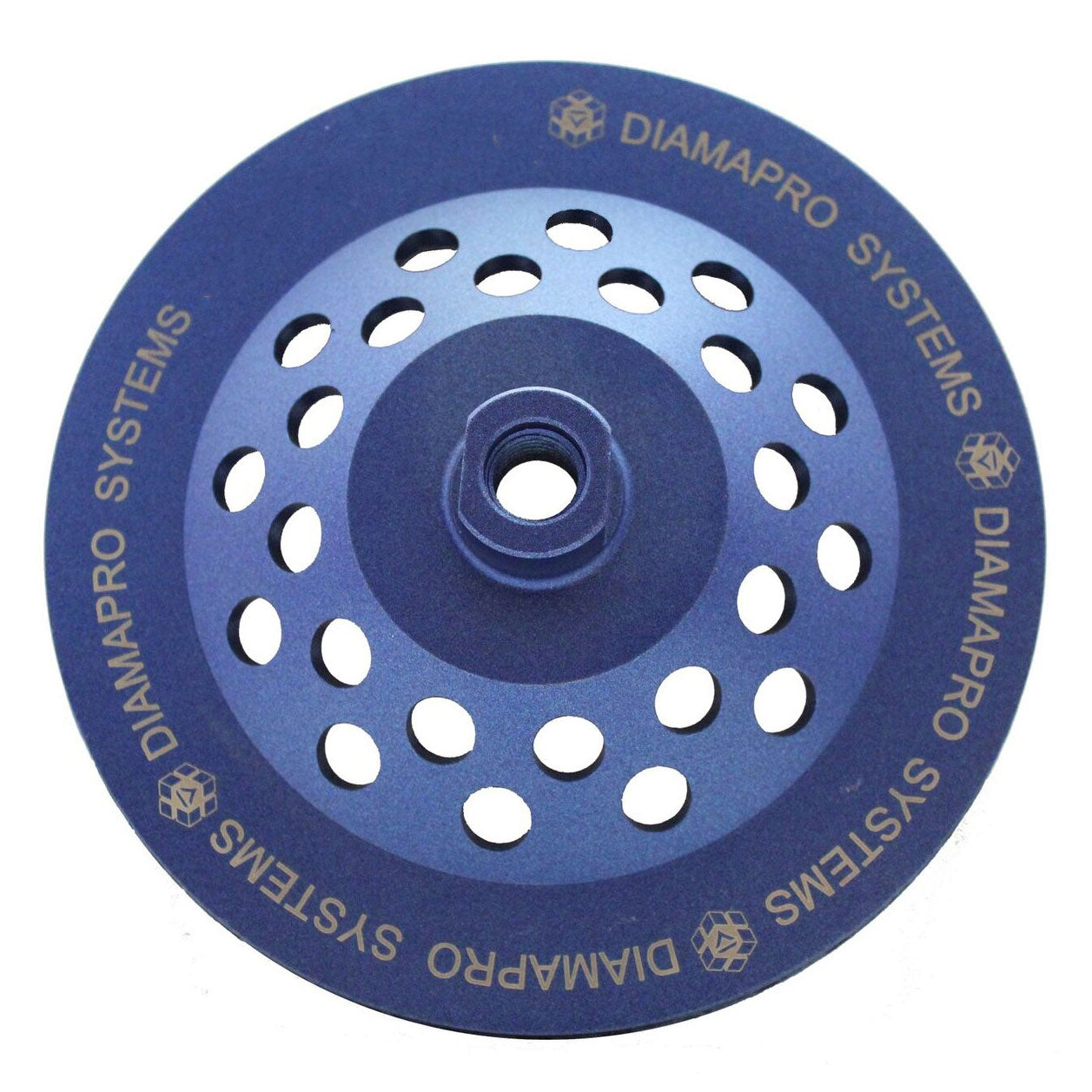 DiamaPro Systems 7 Inch Continuous Rim Turbo Concrete Grinding Cup Wheel, Coarse - VMInnovations