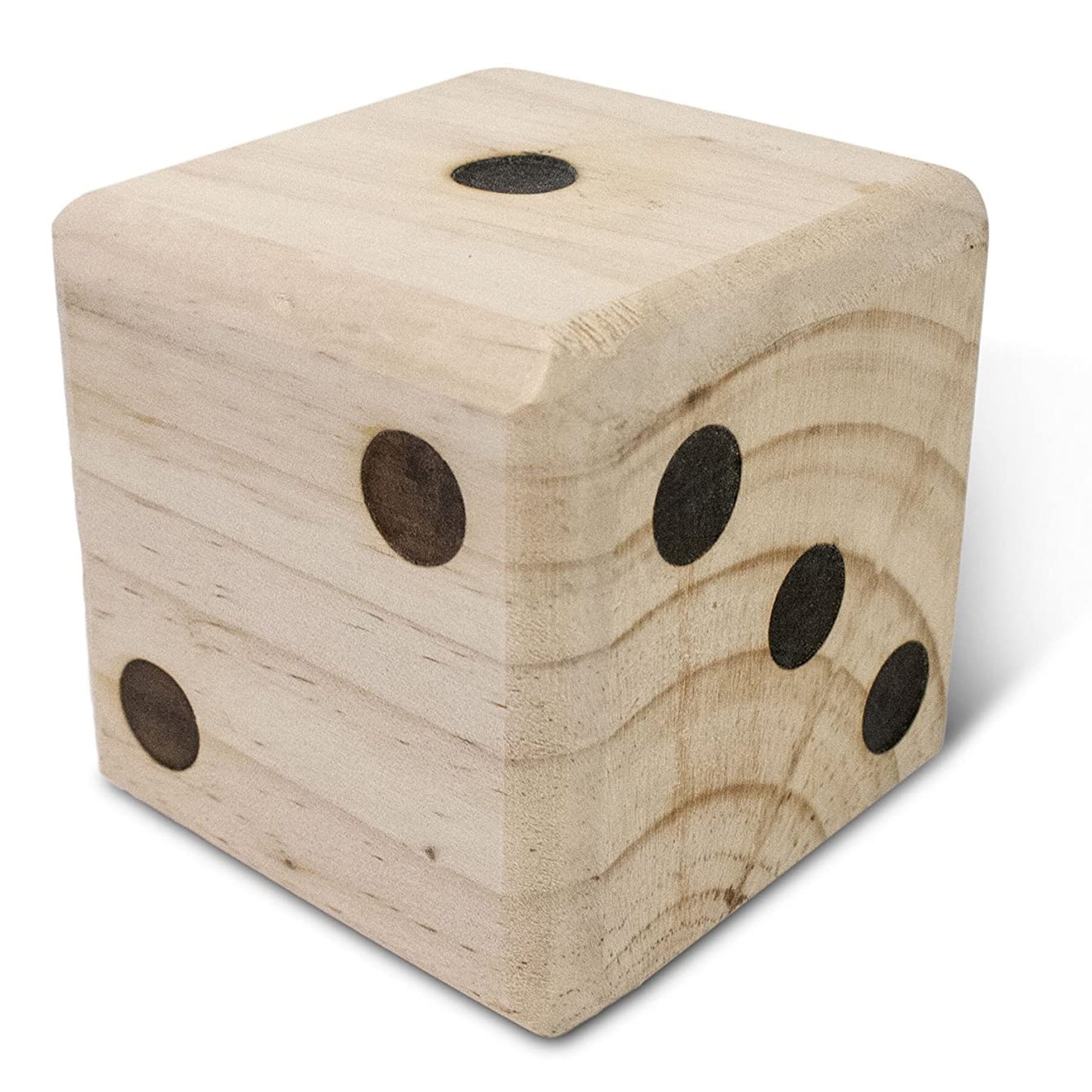 Yard Games Giant 3.5 Inch Wooden Dice Set with Scorecards & Case (Open Box) - VMInnovations