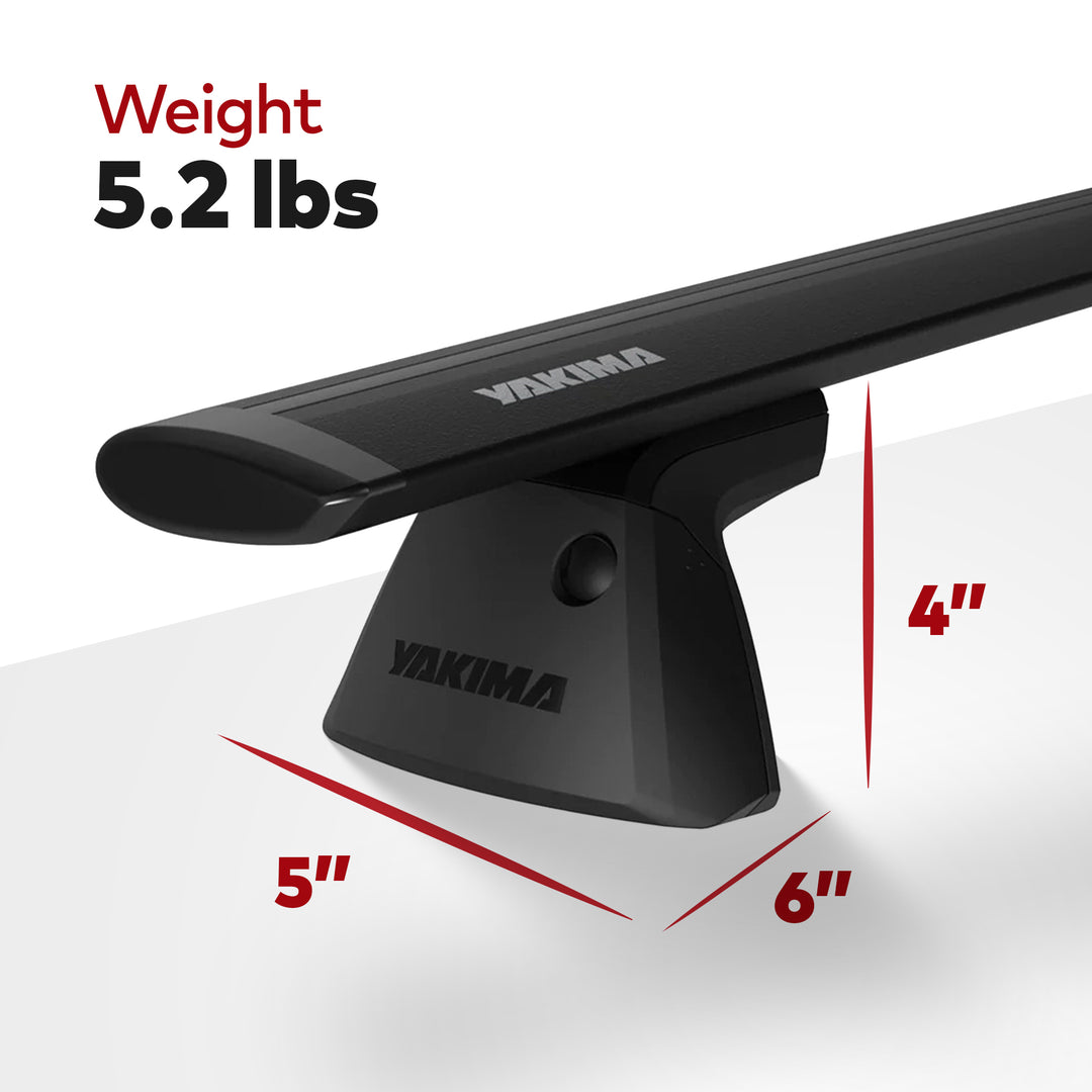 YAKIMA BaseLine Adjustable Rack Towers for Vehicles w/Naked Roof, 4pk Used) - VMInnovations