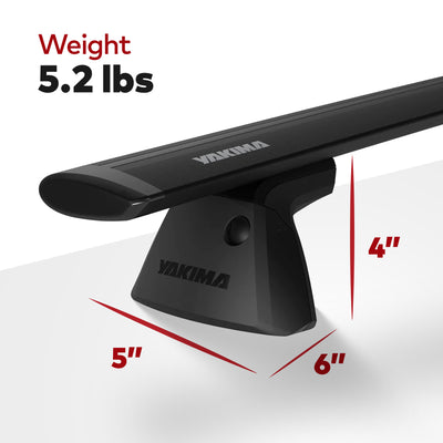 YAKIMA BaseLine Adjustable Rack Towers for Vehicles w/Naked Roof, 4pk Used) - VMInnovations