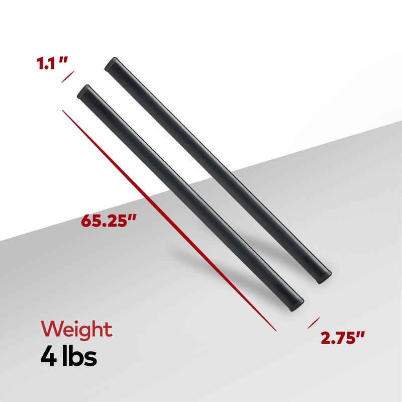 YAKIMA 60" Steel CoreBar Aerodynamic Roof Rack Crossbars, Blk,Set of 2(Open Box)