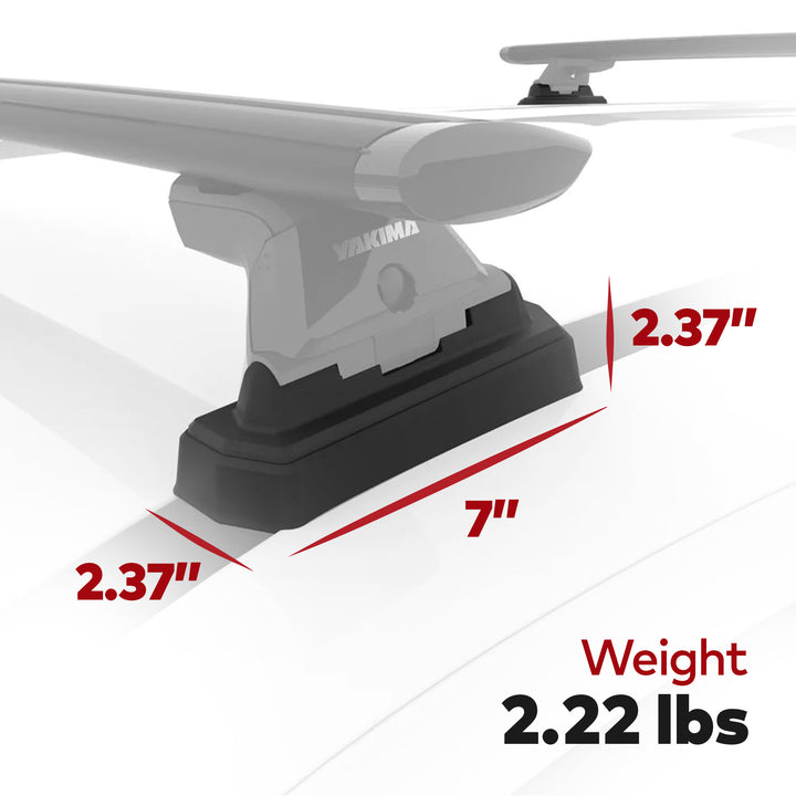 YAKIMA Pad Fixed Point Tower Installation for Naked Rooftops,4pc(Open Box)