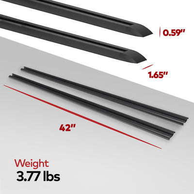Yakima 42 in. Roof Rack w/PlusNuts, Compatible w/StreamLine Towers (Open Box) - VMInnovations