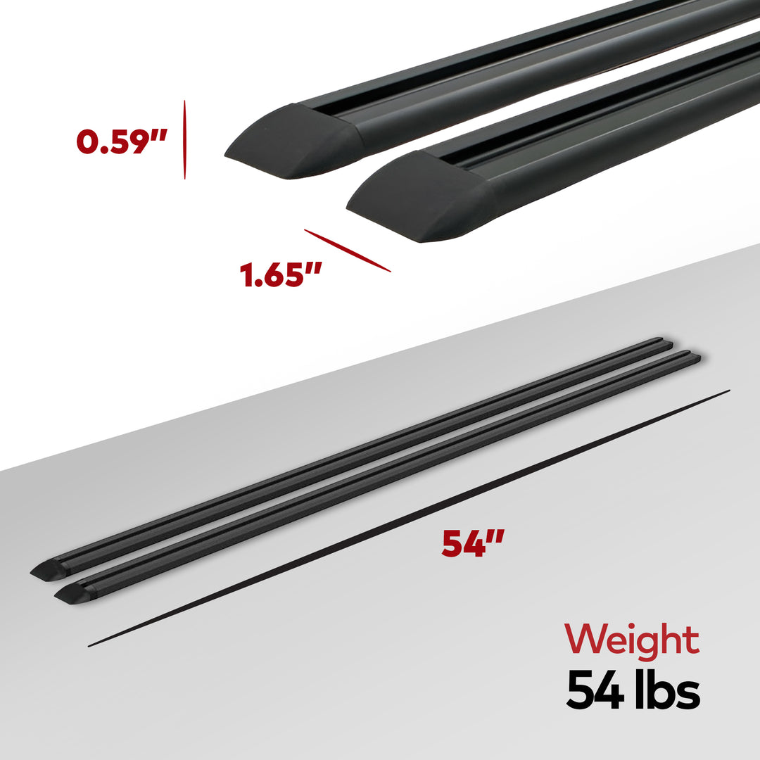 Yakima Tracks 54 in. Roof Rack System Compatible & Skyline Towers (Open Box)