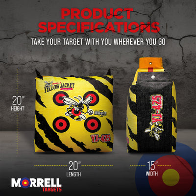 Morrell Yellow Jacket Outdoor Target with HME Products Target Stand & Bow Holder - VMInnovations