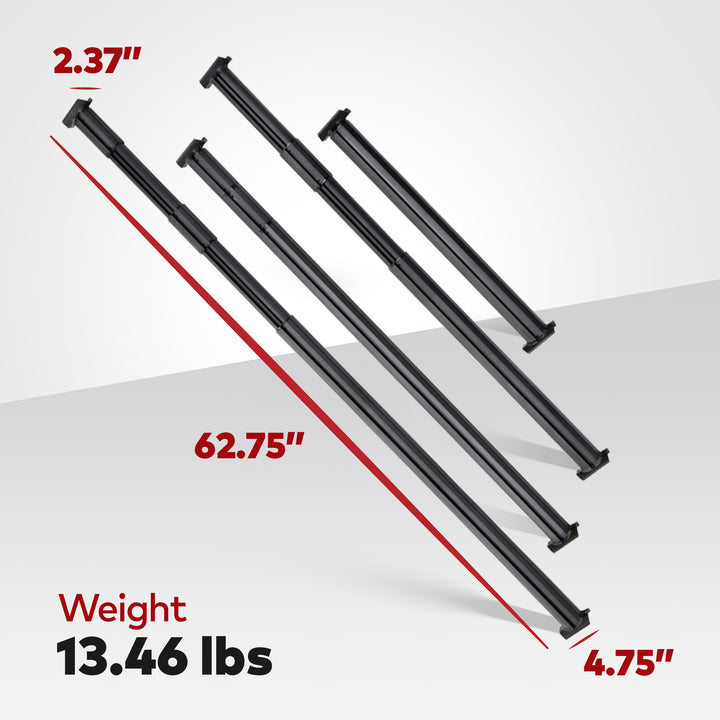 Yakima SideBar, Long Bed Side Rails for Overhaul HD & Outpost HD, 2PC (Open Box)