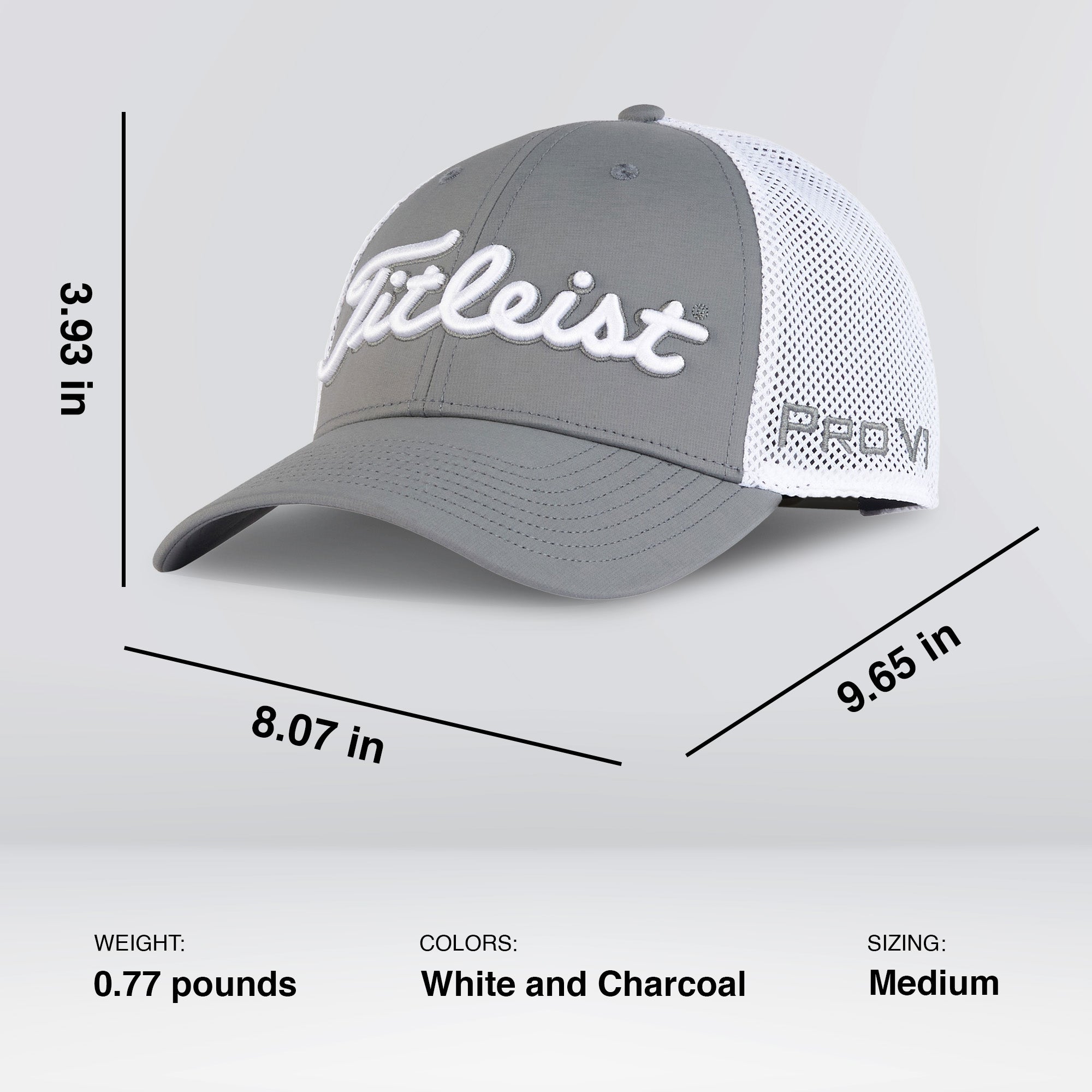 Titleist Tour Performance Medium Mesh Standard Curve Bill Snapback Golf Cap - VMInnovations