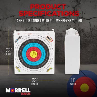 Morrell Weatherproof Field Point Archery Bag Target with Practice Shooting Stand