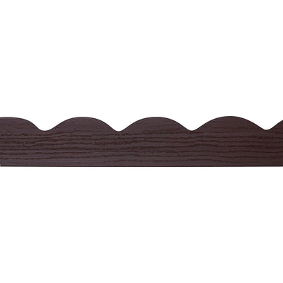 Dimex Scalloped Top No Dig 100 Foot Garden Landscape Edging, Brown (Open Box)