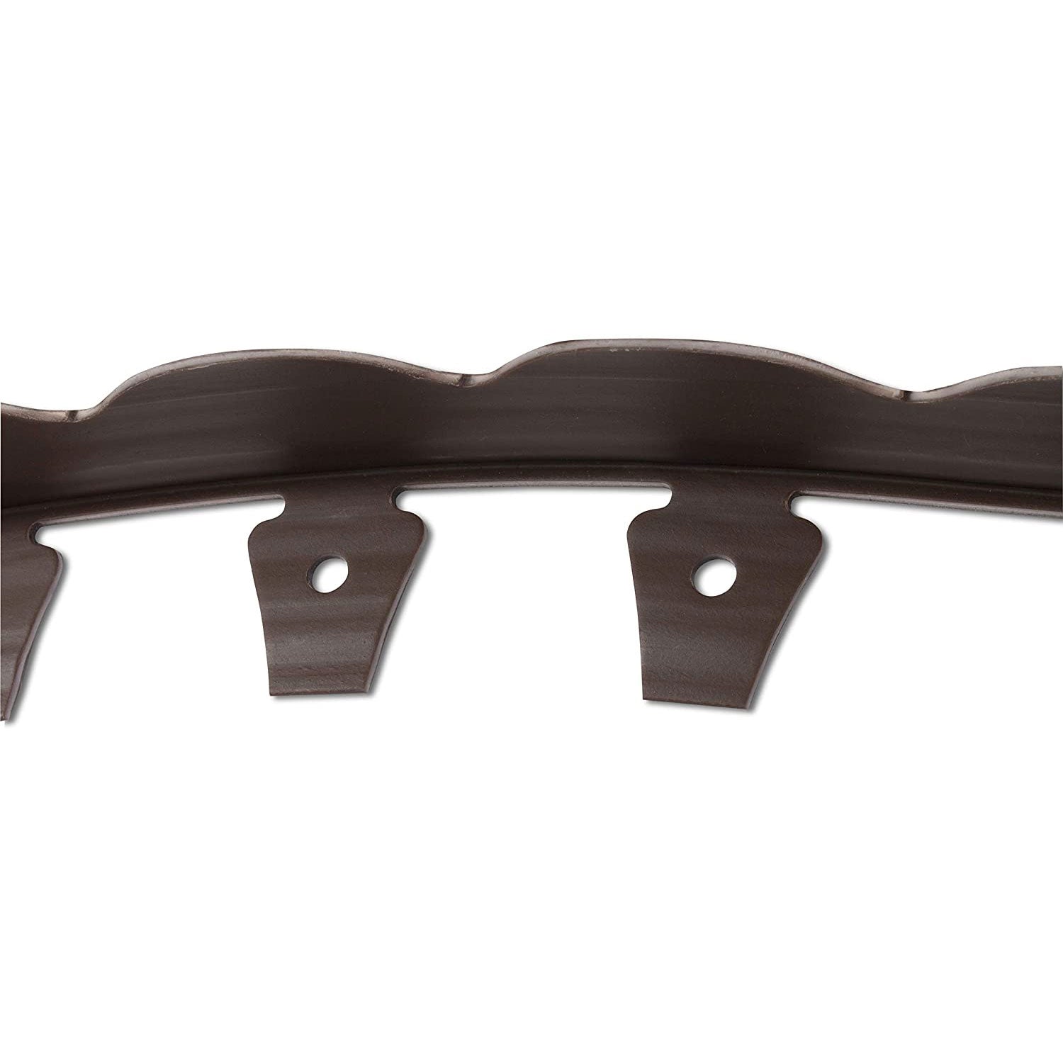 Dimex Scalloped Top No Dig 100 Foot Garden Landscape Edging, Brown (Open Box)