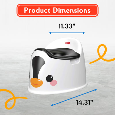 Fisher Price Baby Toddler Penguin Potty Training Chair with Removeable Bowl - VMInnovations