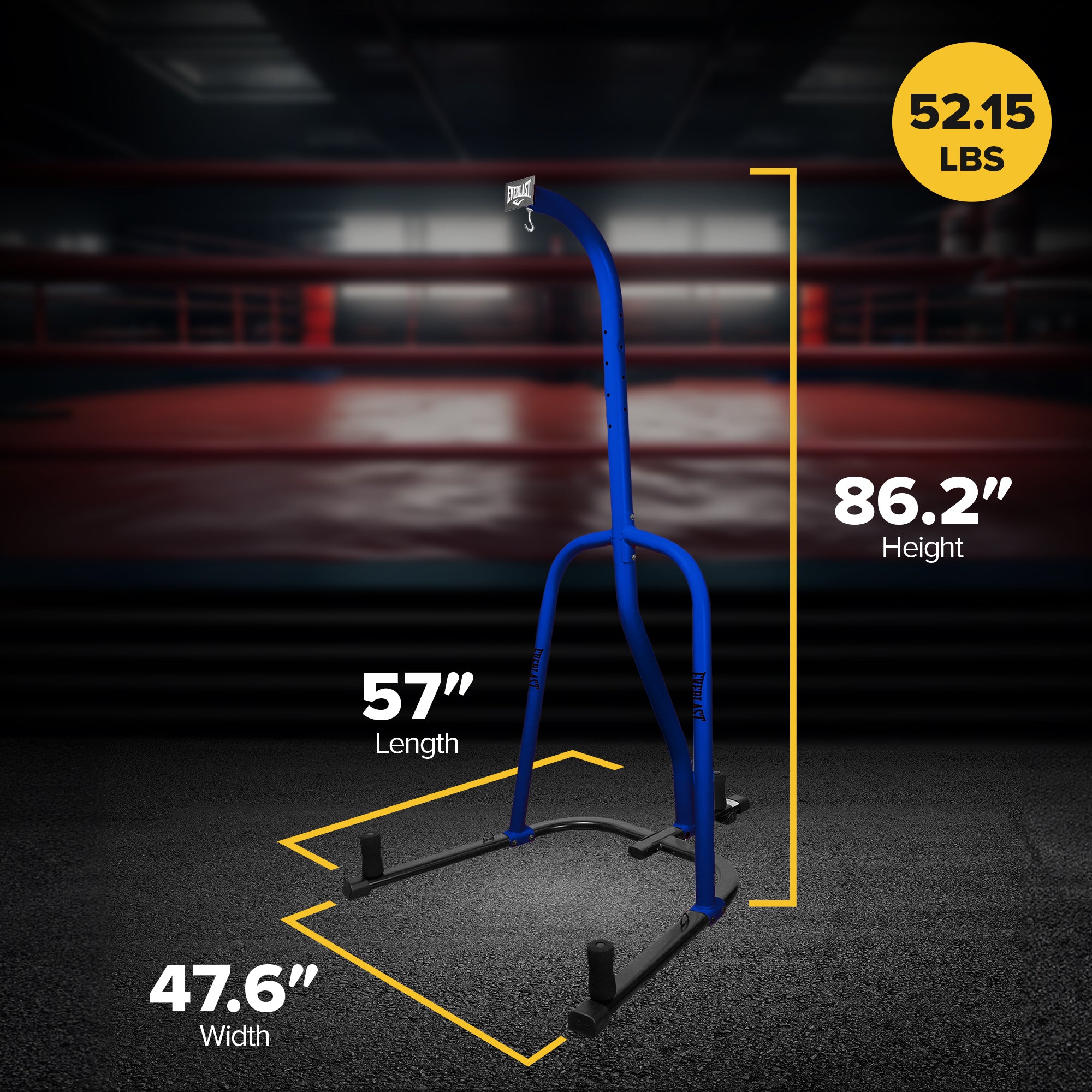 Everlast Single Station Powder Coated Steel 100lb Punching Bag Stand (For Parts) - VMInnovations