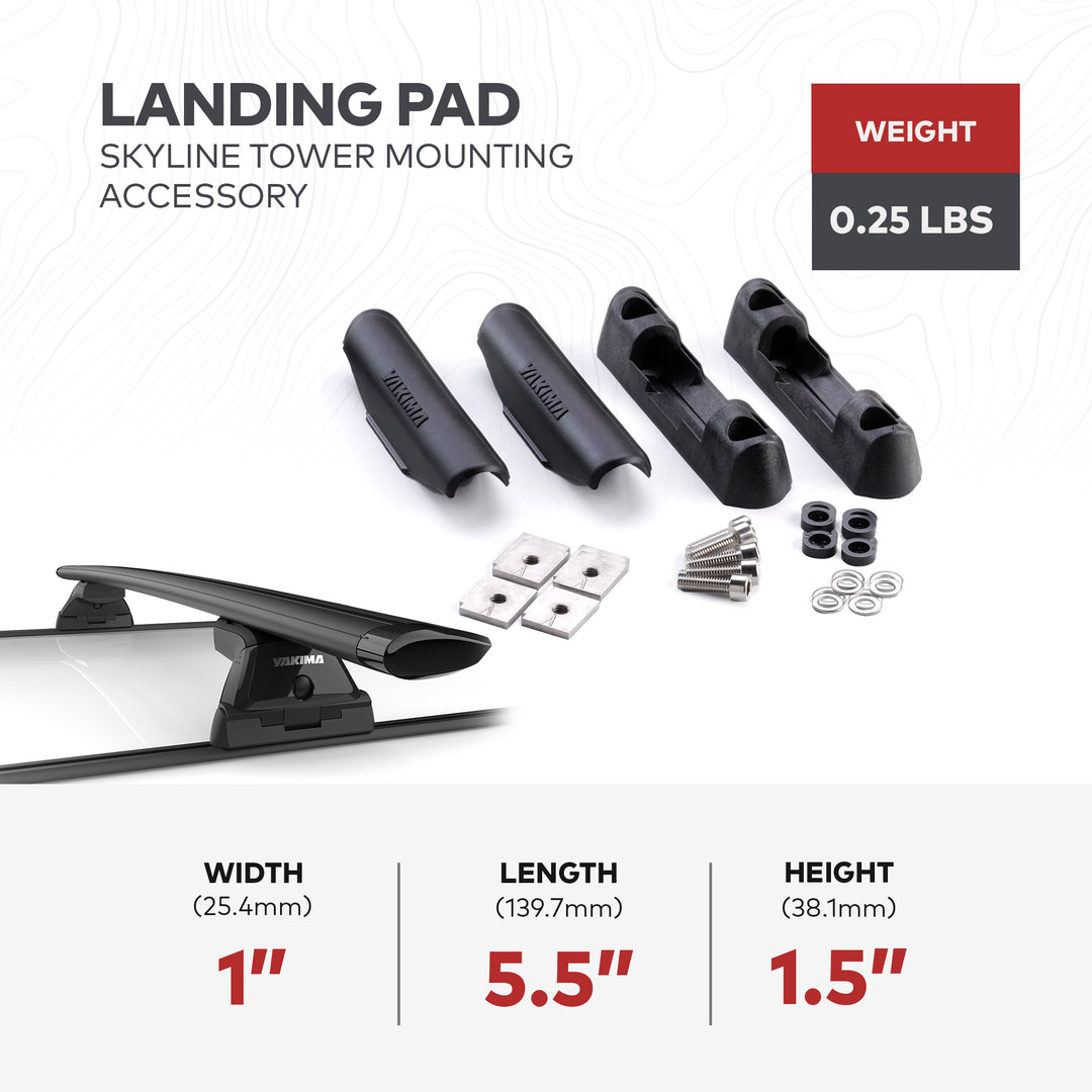 YAKIMA Landing Pad Tower Mounting Accessory for SkyLine Towers or Control Towers - VMInnovations