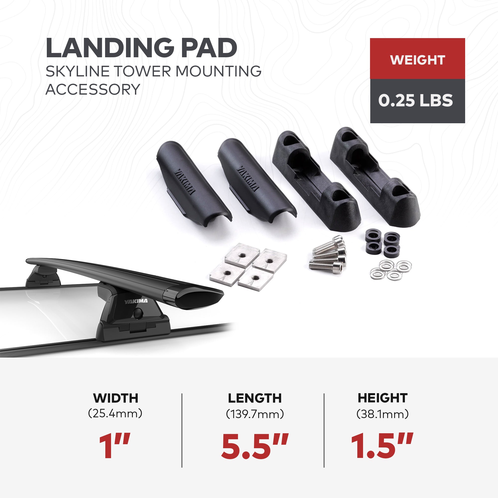 YAKIMA Landing Pad Tower Mounting for SkyLine Towers or Control Towers(Open Box) - VMInnovations