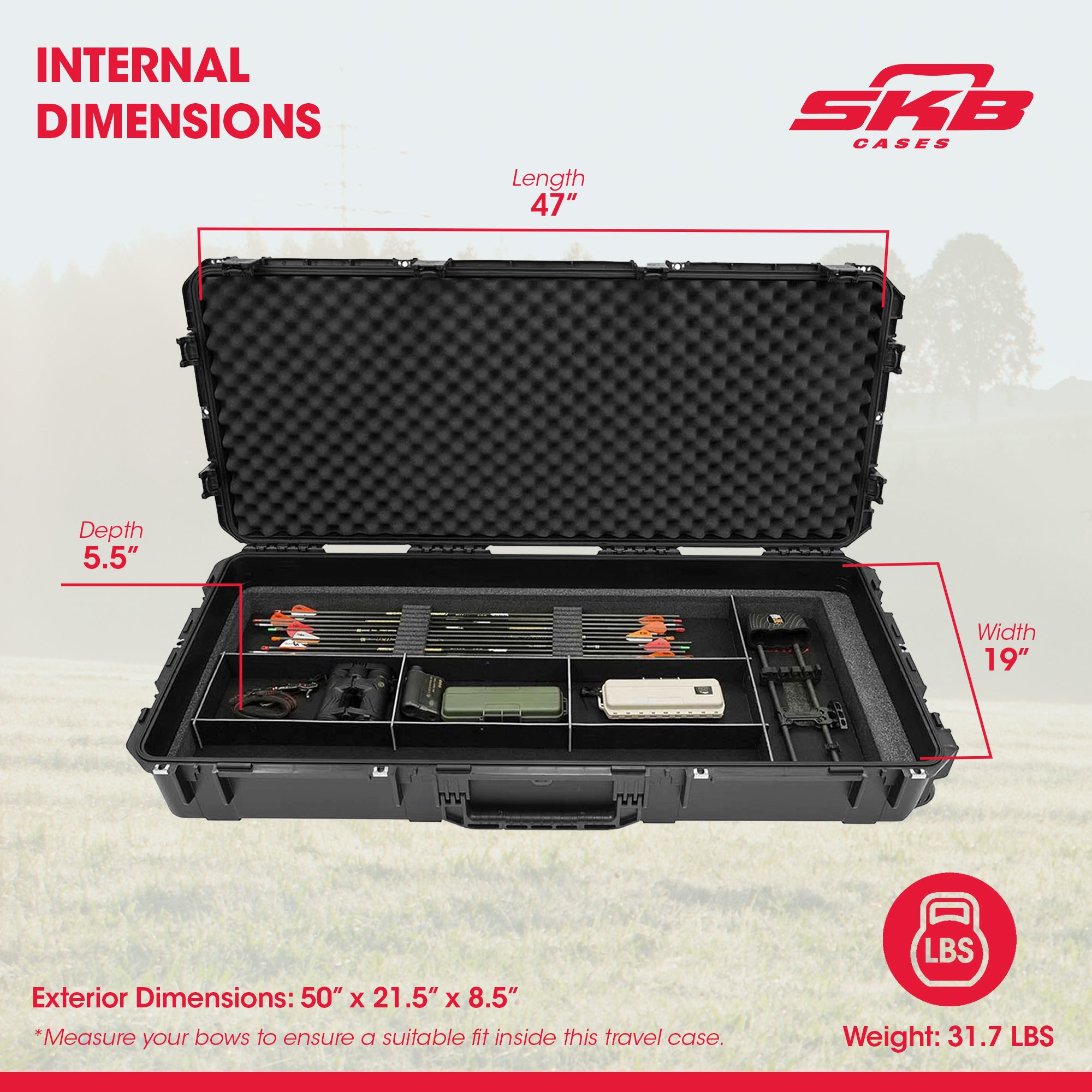 SKB Cases iSeries Single/Double Bow Case with Hard Plastic Exterior (Used) - VMInnovations