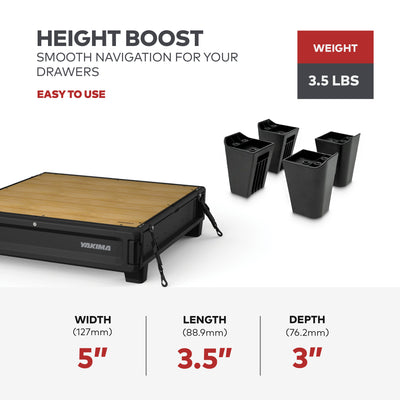 Yakima Riser Kit Compatible w/MOD HomeBase for Added Height Up to 3" (Open Box) - VMInnovations