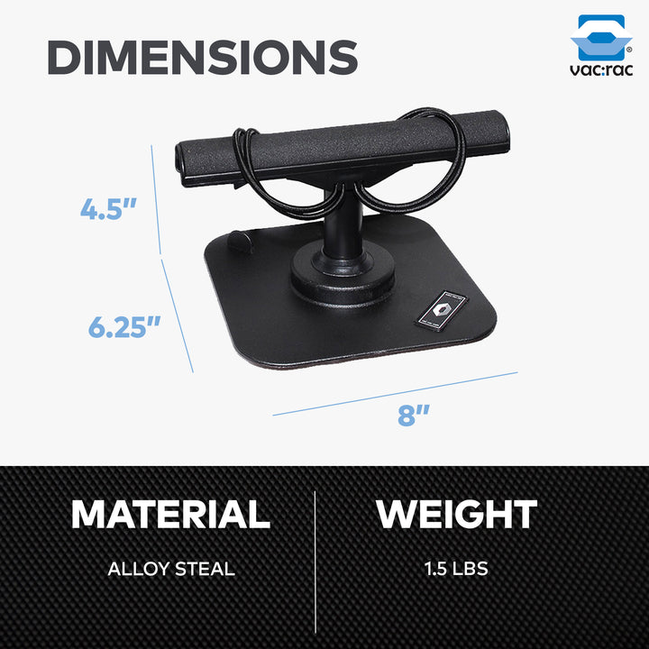 Vac Rac Short Haul Magnetic Rod Rack Holds Up To 4 Rods & Reels (Open Box)
