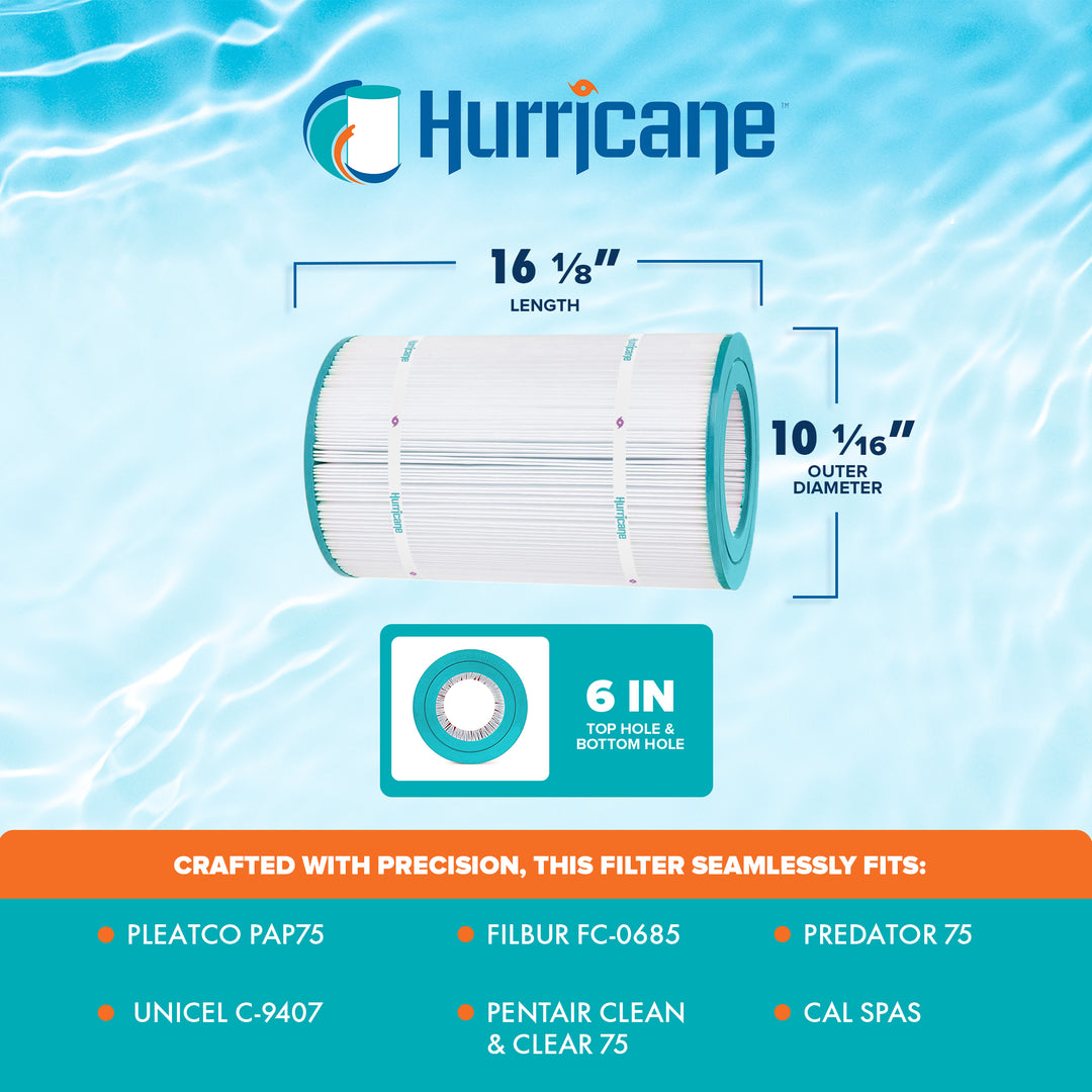 Hurricane HF9407-01 Advanced Pool and Spa Filter Cartridge Replacement(Open Box) - VMInnovations