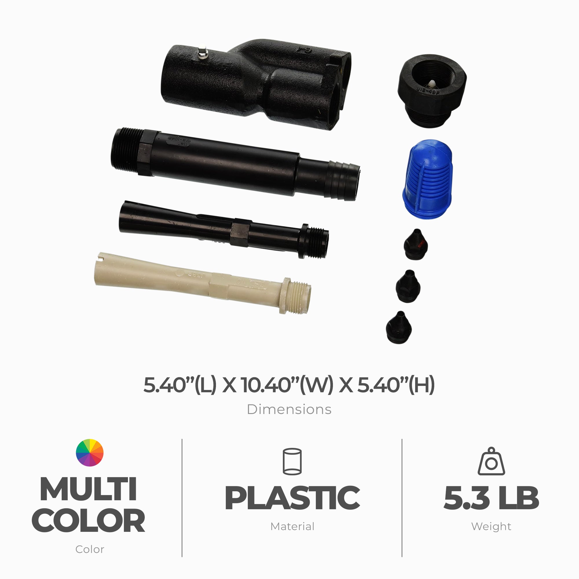 Pentair Double Pipe Deep Well Jet Kit, Efficient Pumping System in 100 ft. Water - VMInnovations