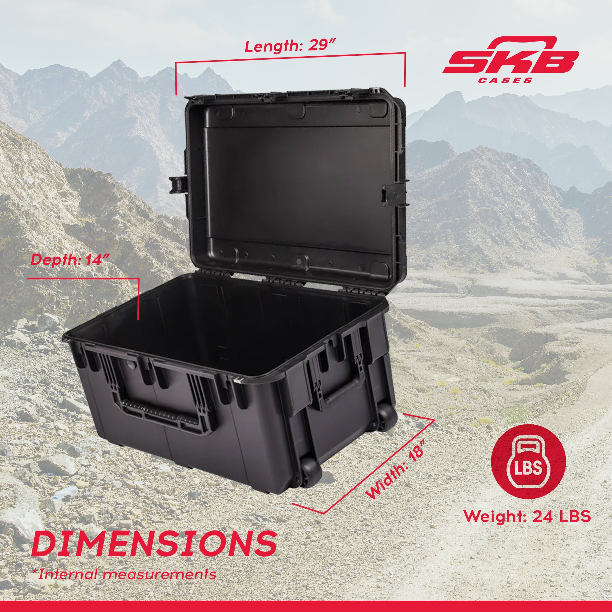 SKB Cases iSeries 291814 Waterproof UV Resistant Utility Military Case (Used)