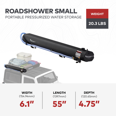 YAKIMA Small 4 Gallon Portable Pressurized Water Storage, Black (For Parts) - VMInnovations