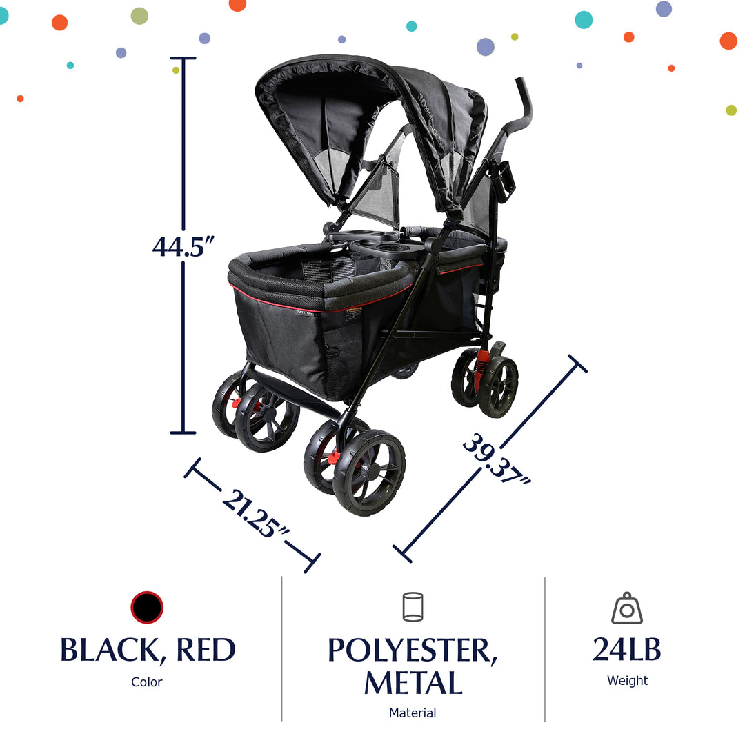 Summer Infant 3Dlite Wagon Lightweight Stroller for Infant & Toddler (Open Box) - VMInnovations