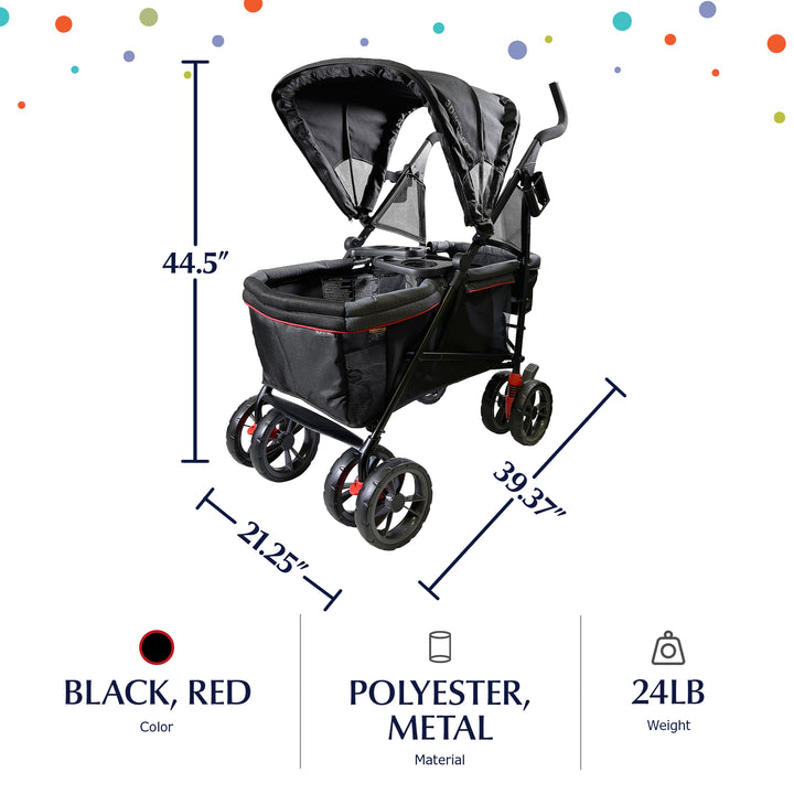 Summer Infant 3Dlite Wagon Lightweight Stroller for Infant & Toddler (Open Box) - VMInnovations