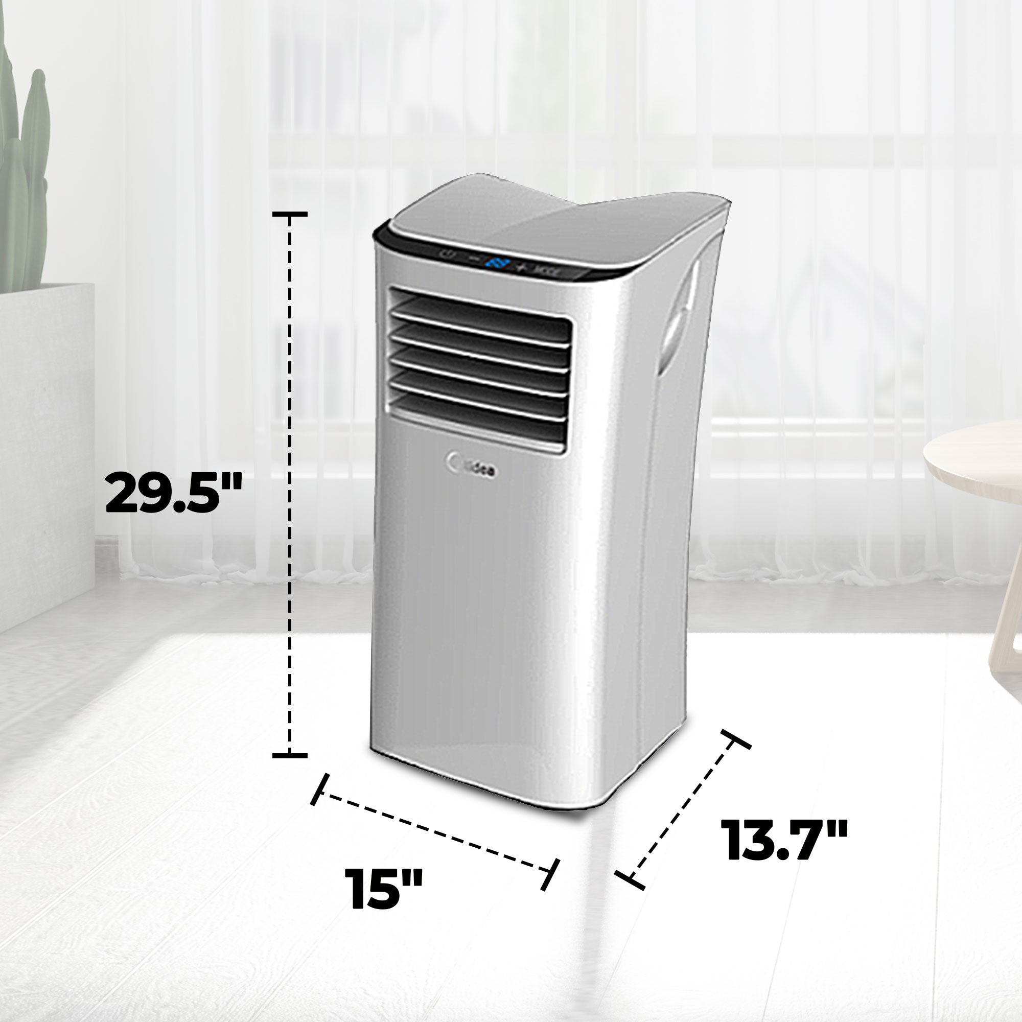 HomePointe S2 Series 5,000 BTU Portable Air Conditioner Home Cooling Fan Unit - VMInnovations