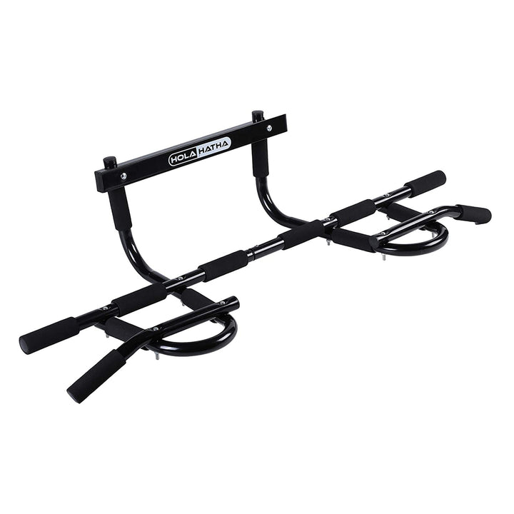 HolaHatha Home Workout Pull Up Chin Up Bar for Doorway Exercise Fitness (Used)