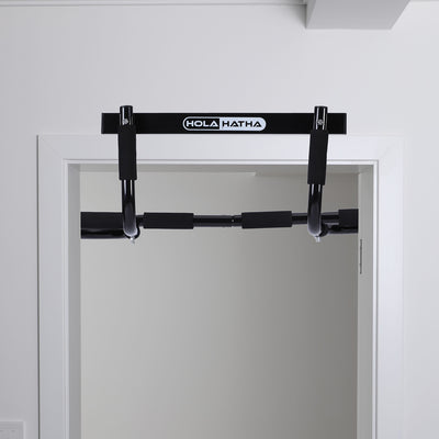 HolaHatha Home Workout Pull Up Chin Up Bar for Doorway Exercise Fitness (Used)