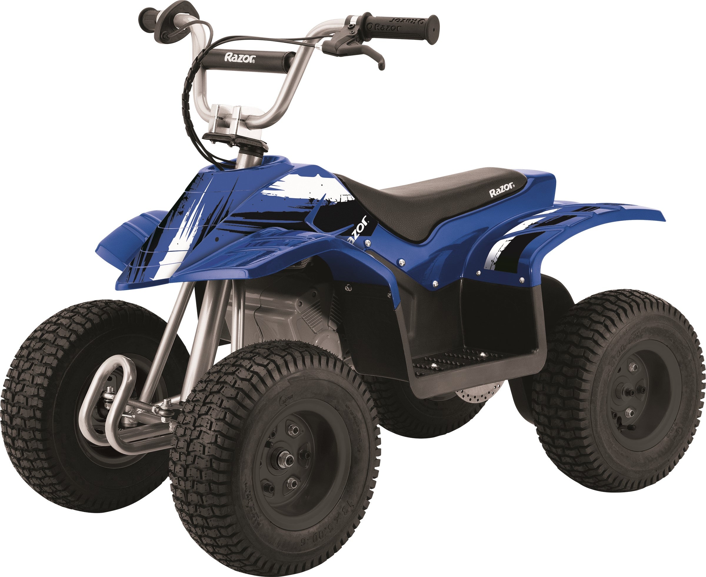 Razor Kids Electric Off Road Mini Dirt Quad Bike ATV 24 Volt, Blue (Used)