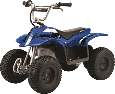 Razor Kids Electric Off Road Mini Dirt Quad Bike ATV 24 Volt, Blue (Used)