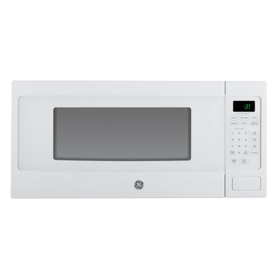 GE PEM31DFWW 1.1 Cu. Ft. White Countertop Microwave Oven (Certified Refurbished)