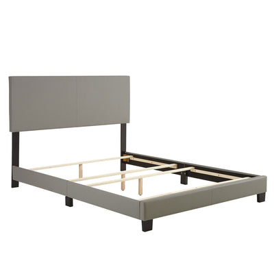 Boyd Sleep Montana Queen Bed Frame Foundation and Headboard, Grey (Open Box)