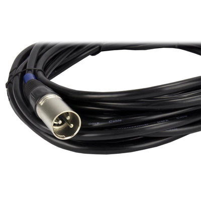 CHAUVET DJ I 10 Foot Male to Female 3 Pin DMX Lighting Effect Cables (2 Pack)