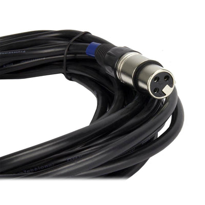 CHAUVET DJ I 10 Foot Male to Female 3 Pin DMX Lighting Effect Cables (2 Pack)