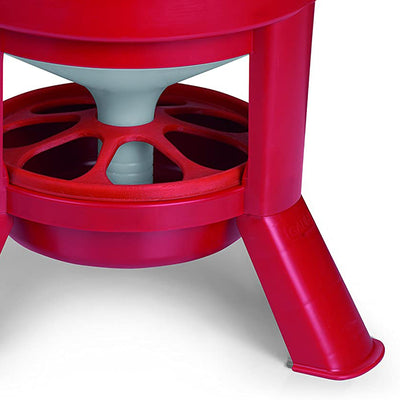 Little Giant 35 lb Plastic Chicken Dome Feeder Dispenser w/ Lid (Open Box) - VMInnovations