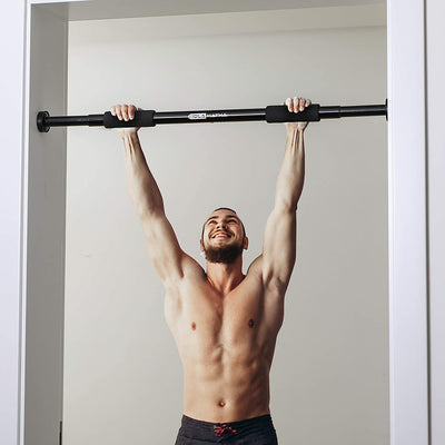 HolaHatha Home Workout Door Bar for Pull Ups Chin Ups Doorway Exercise Fitness (For Parts)