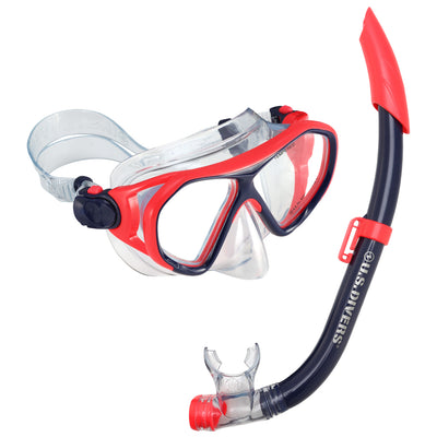 U.S. Divers Dorado II Junior Mask, Fins, DX Snorkel Youth Set, Large (Open Box)
