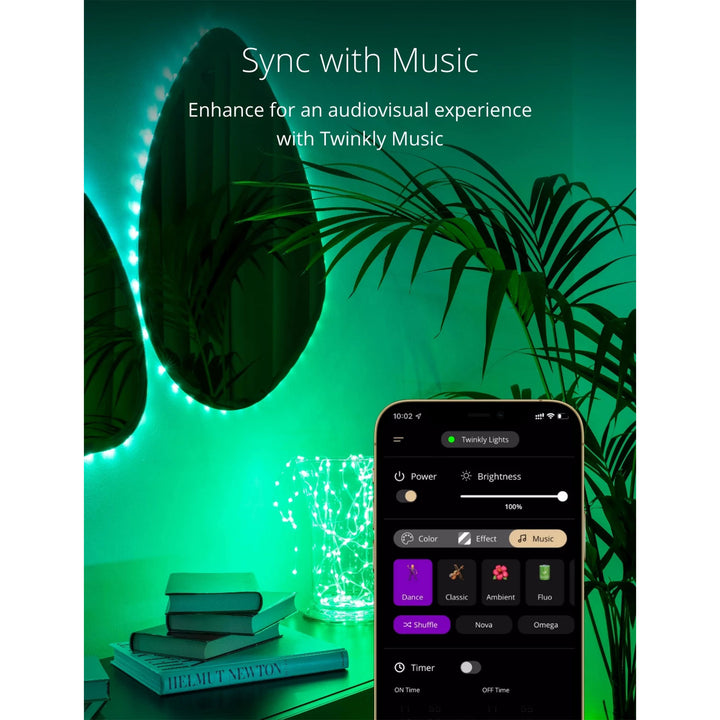 Twinkly Dots App-Controlled LED Lights 200 RGB Black Wire USB-Power (For Parts) - VMInnovations