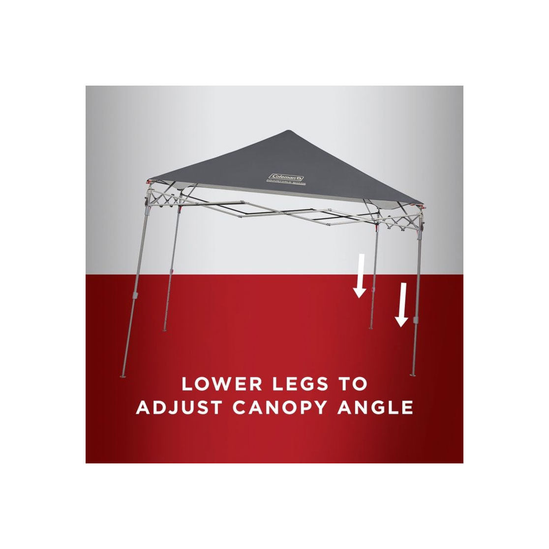 Coleman 9 x 9 Foot Tailgating Expandable Instant Canopy Shelter (Open Box)